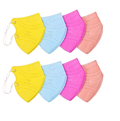 Image of present N95 Kids Mask 10 and 20 pcs combo,Washable, Reuseable and Fit for kids 3-15 year (multi color)
