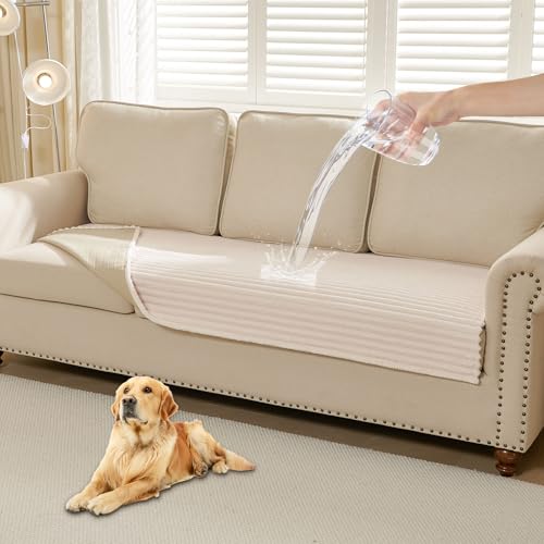 HAOMAIJIA Waterproof Couch Cover for Dogs Washable,Faux...