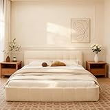 Concept de dos confortable : ce lit double à bulles 140 x 200 cm est équipé d'une éponge haute densité sur la tête qui offre une bonne élasticité et un grand confort. S'allonger sur le lit avec sommier à lattes de 140 x 200 cm peut être un excellent moyen de se détendre et de soulager la fatigue de la journée.