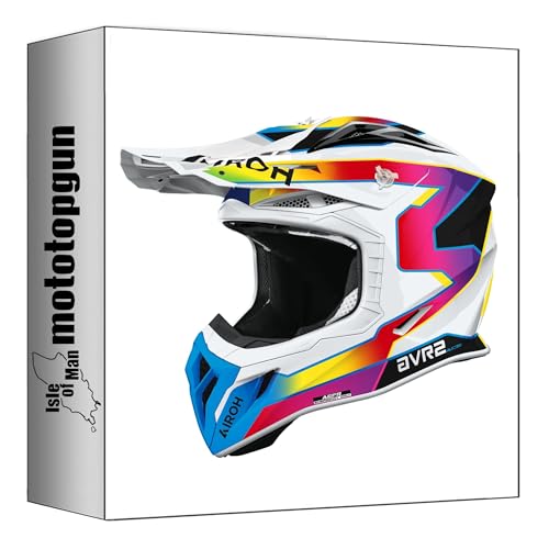 Casque moto cross Airoh Aviator Ace 2 de taille XS brillant
