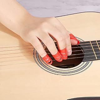 sourcing map Guitare Doigt Médiators Pouce Médiator L M Dimension Noir avec Boîte pour Guitare Paquet de 6 - Les Beatles, Paul McCartney, John Lennon, RIngo Starr, George Harrison sourcing map Guitare Doigt Médiators Pouce Médiator L M Dimension Noir avec Boîte pour Guitare Paquet de 6 – Image 5