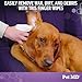 Pet MD Tris Ear Finger Wipes for Dogs & Cats - Multipurpose Cleansing Solution Cat Ear Wipes & Puppy Ear Cleaner - Pet Safe Cleaner to Clean and Remove Debris - 50ct