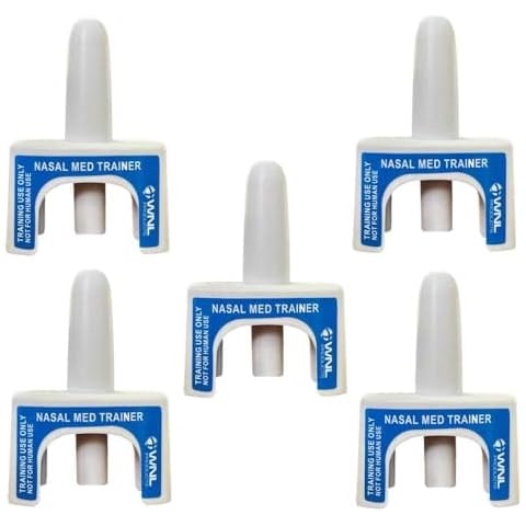 WNL Products 5000NMT Nasal Med Trainer, Naloxone Training Device, for use in Educational Narcan Training Only - 5 Pack Cover