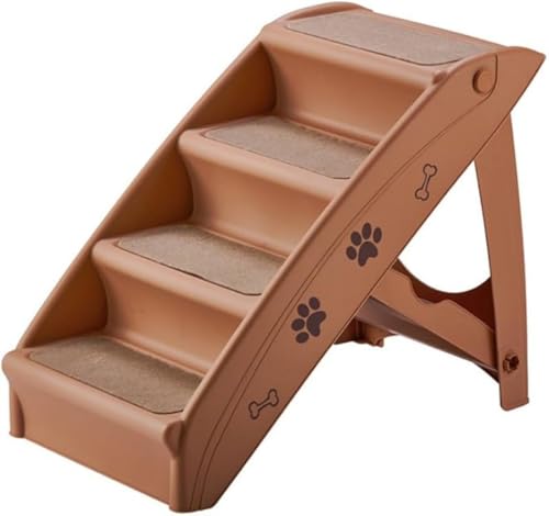 Xiraivke ペットステップ 折りたたみ式 ドッグステップ スロープ 犬・猫用 足腰軽減 怪我防止 高齢犬・小型犬・ヘルニア犬向け 高耐荷重 収納ボックス兼用 組み立て式 介護用品