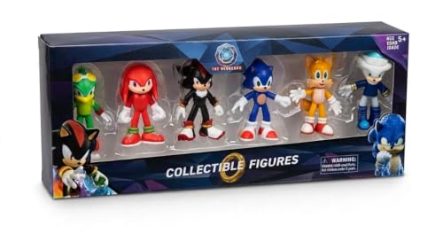 Image of Anime Warrior Action Figure 32 cm Collectible PVC Statue for Kids & Collectors Premium Muscular Design | Display Toy with Gift Box for Desk, Shelf & Showcase (Sonic 4pcs Set)