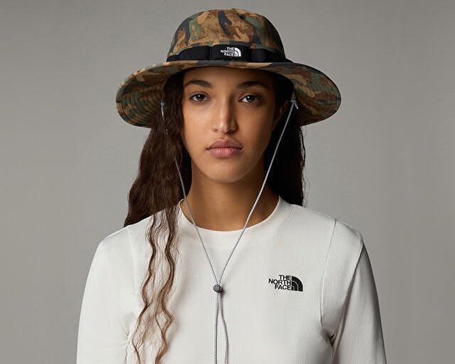 Image of The North Face Class V Brimmer - Lightweight Summer Bucket Hat for Men & Women, UPF 40+ Protection, Chin Strap