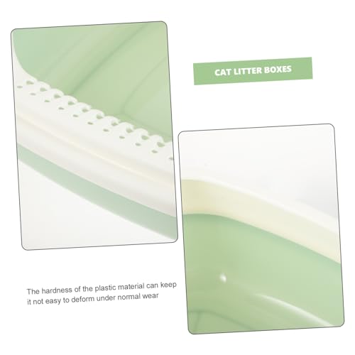 GANAZONO 1 Conjunto De Caixa Para Gatos Tipo Aberto Banheiro Para Gatos Banheiro Para Animais De Est