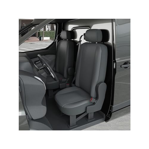 DBS 1013168 Sitzbezug für Auto/Nutzfahrzeuge, Leder, passgenau für Airbag-Isofix-1013168