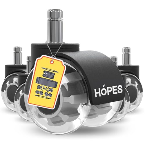 HOPES Office Chair Wheels Replacement Set of 5