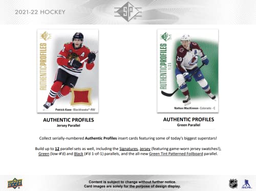 image for Upper Deck 2021-22 SP Hockey Card Blaster Box (8 Packs of Hockey Cards