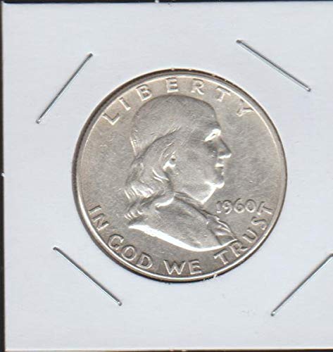 1960 No Mint Mark Franklin (1948-1963) Half Dollar Seller Choice...
