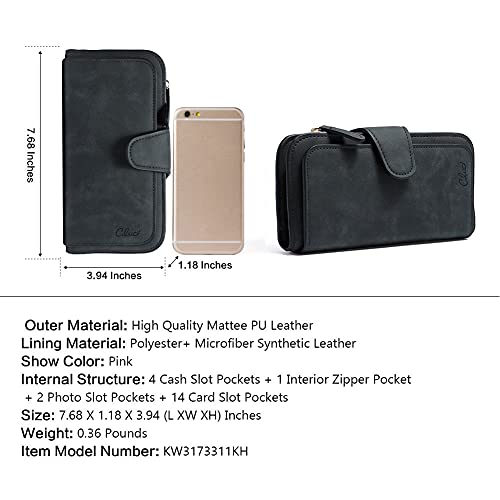 CLUCI Small Sling Bag for Women Bundles with Leather RFID Wallet for Women3