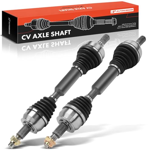 A-Premium Pair (2) Front CV Axle Shaft Assembly Compatible with Jeep KL Series Cherokee 2019 2020 2.0L 2.4L 3.2L, Driver and Passenger Side