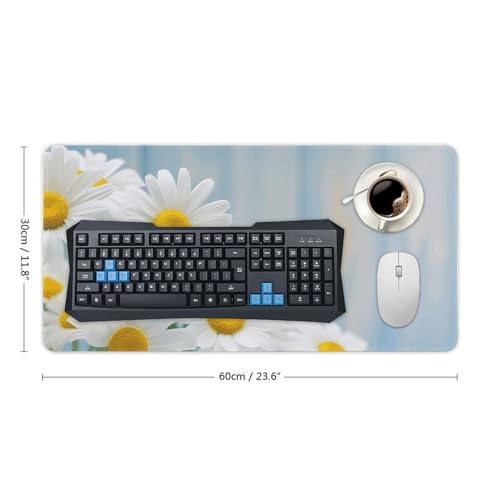 Tapis de souris de jeu grand format imperméable et antidérapant - 2