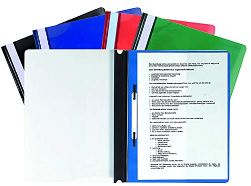 Chemises à lamelles avec couverture PVC transparent Exacompta pour relier vos dossiers A4 maxi