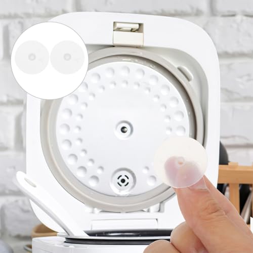20 unidades de juntas de silicona para salida de vapor, válvulas de liberación de presión para ollas arroceras y ollas a presión, repuestos resistentes a altas temperaturas para electrodomésticos de cocina miniatura 7