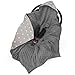 Couverture enveloppante bébé nid d Ange siège Auto l'automne/Hiver - 90 cm x 90 cm - Poussette Ressort été chanceliere Siege Auto Bebe Gris