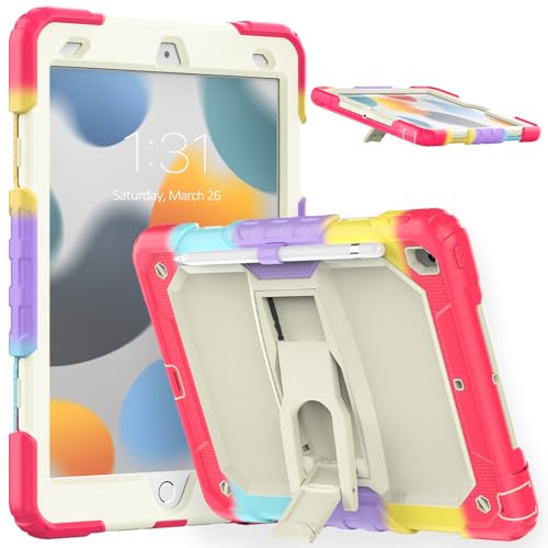 Étui de protection iPad 7e génération antichoc hybride avec fente stylo