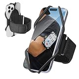 BONE Run Tie 3, Running Phone Armband, Skin-Friendly Silicone Sport Armband with Dual Layer Structure for Heat-Dissipation, Workout Phone Holder for iPhone and 4-7'-7.2' Smartphones (Size L)