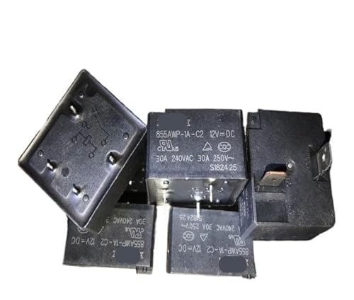 Relé de 4 pines MPQ4-1A-12V-30A relevador 12VDC conmutador automotriz de 30A 855AWP-1A-C2