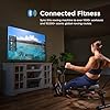 Sunny Health & Fitness Smart Compact Full Motion Rowing Machine, Full-Body Workout, Low-Impact, Extra-Long Rail, 180 KG Weight Capacity - SF-RW5639SMART
