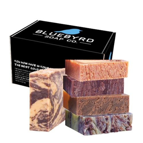 Bluebyrd Gourmet Handmade Soap Bars Gift Set (5-Pack)