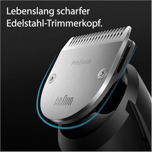 Image of Braun MGK7491 Series 7 All In One Trimmer, 17 in 1 Kit For Beard, Hair, Male Hair Removal And More