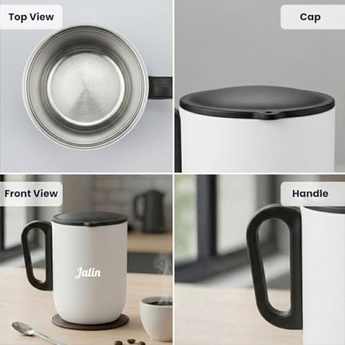 Image of Giftana 3 in 1 Personalized Diary, Pen & 180ml Coffee Mug Gift Set (White)