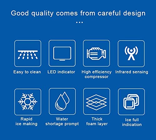 Mini fabricadora automática de hielo eléctrica, máquina para hacer cubos redondos de hielo, capacidad de 15 kg por 24 horas, ideal para bares, tiendas de té con leche y cafeterías miniatura 7