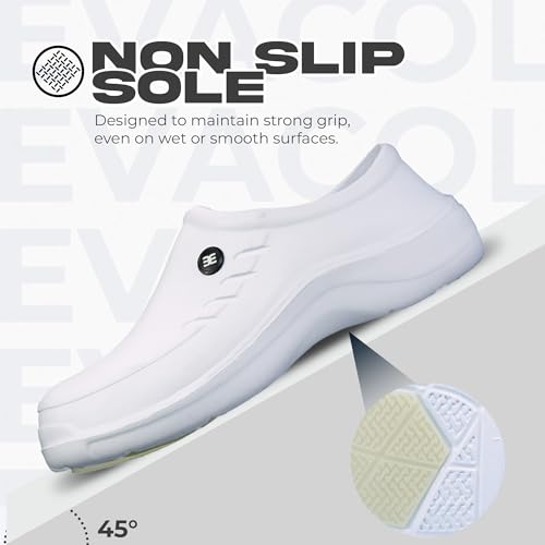 Image of Non Slip Shoes for Women - Slip On Clogs, Comfortable Work Shoes