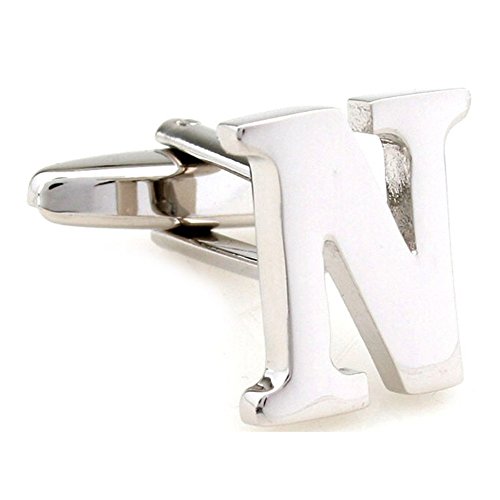 Mancuernillas Personalizadas Letra N en Cobre para Hombre miniatura 1