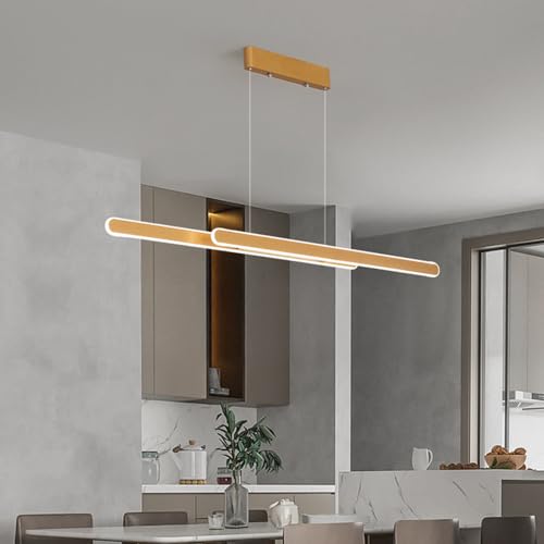 Lámpara de techo para comedor moderno con luz blanca lineal de 120cm 3