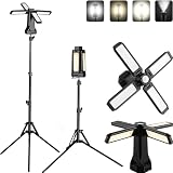 Conception Étanche et Durable : Conforme à la norme IP66 en matière de résistance à la poussière et à l'eau, cette lampe de camping robuste et durable constitue une solution d'éclairage idéale pour les garages, les excursions en camping et les rassemblements sociaux en plein air