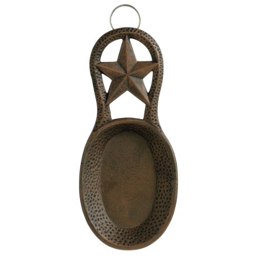 Old Dutch Star Spoon Rest, 8-1/2 by 3-3/4-Inch, Antique Copper