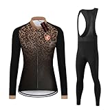 UGLY FROG Neue Größe 2026 Radtrikot Set,Winter Fleece Radtrikot Fahrradanzug Damen Fahrradbekleidung Radsportanzüge Fahrradtrikot mit Thermofleecefutter Fahrradhose mit Sitzpolster