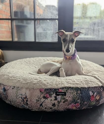 EDEL&SCHNELL Hundebett Wechselbezug rosa 90 cm Ersatz Bezug Hundebett Flocke Bezüge für Hundebetten aus weichem Plüschstoff