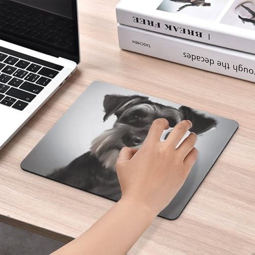 Tapis de souris Schnauzer ultra fin et imperméable pour le bureau - 6