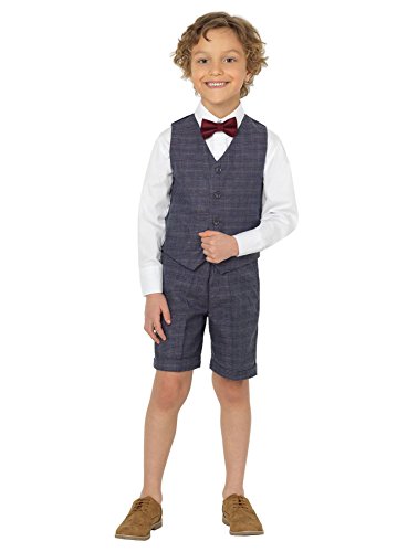 Shiny Penny Combinaison avec short pour garçon Motif Penny 3 mois à 8 ans - Bleu - 3-6 mois