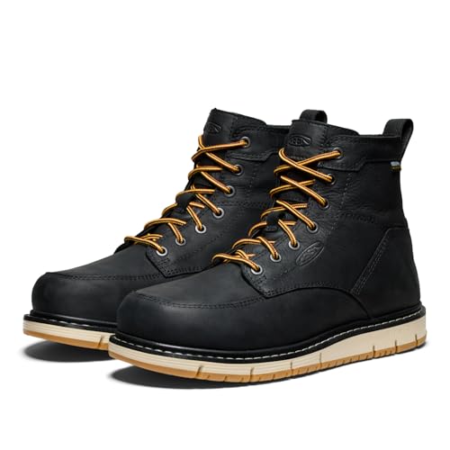Image of KEEN Utility Men's San Jose 6 inch Alloy Toe Waterproof Wedge Work Boots