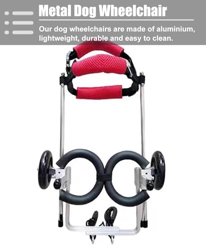 Silla de ruedas para patas traseras de perros grandes: paseos cómodos en talla XL 4