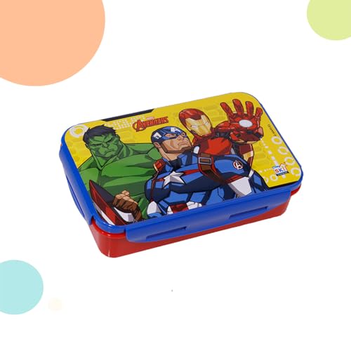 SKi Homeware Plastic Lock & Seal Disney Lunch Box for Kids -800Ml...