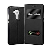 FUNCIÓN: La funda tiene dos ventanas de inspeción y una puerta frontal magnético. Todas las opciones del teléfono se puede utilizar sin inconveniente; las teclas y los botones son de fácil alcance y los conectores quedan libremente accesibles. El teléfono se inserta en la carcasa de silicona pegada a la funda y se puede quitar fácilmente, cuando sea necesario. Gracias a las ventanas se puede acceptar llamadas o echar un vistazo a la pantalla de su teléfono sin tener que abrir la funda libro.