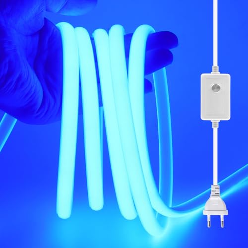 XUNATA Dimmable Ruban LED COB, 220V 288 LEDs/m Flexible Led Bande Neon Bandeau, Étanche IP65 LED...