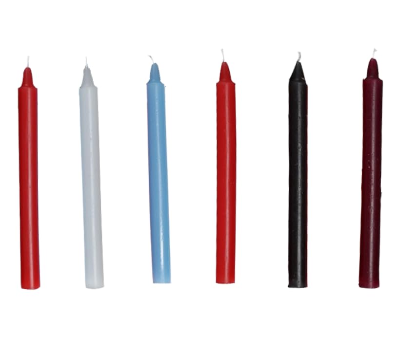 CHUANGOU 6 Pièces Basse Température Bougies，Bougies Romantiques，pour Couples Amoureux., LJ-EU842