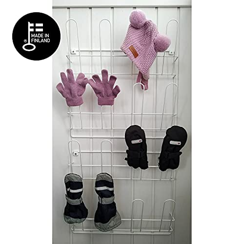 LM 322/2 Schoenenrek, wit, smal hangend, wand- en deurorganizer voor schoenen, opbergsysteem, kledingkast… - Image 6