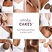 CAKES Body® sticky Triangle Nipple Covers for Women - Silicone Nipple Covers With an Adhesive-free nip nook™ Honey/Original