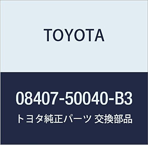 TOYOTA (toyota) Genuine Parts nanba-hure-muhuronto・riyasetto Part No 08407 – 50040 – B3