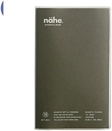 haitaido Notebook 2018 December Start Monthly B6 Slim ne-e , grays