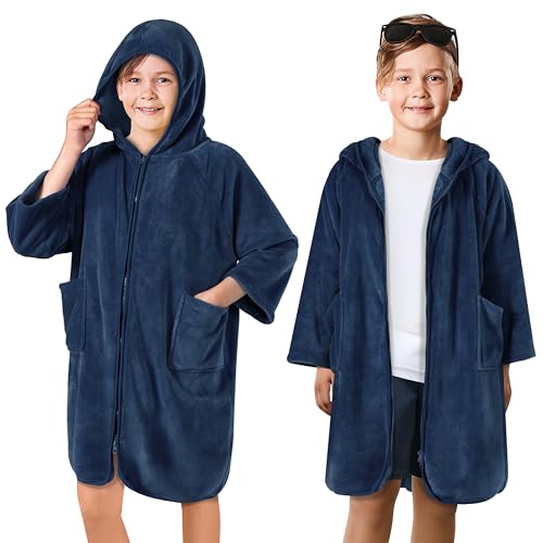 SUN CUBE Hooded Towel Robe for Kids