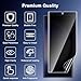 JZG 2 Pack Privacy Screen Protector for Samsung Galaxy S23 Ultra, Anti Spy S23 Ultra Soft Film With Fingerprint Compatibility, Bubble Free